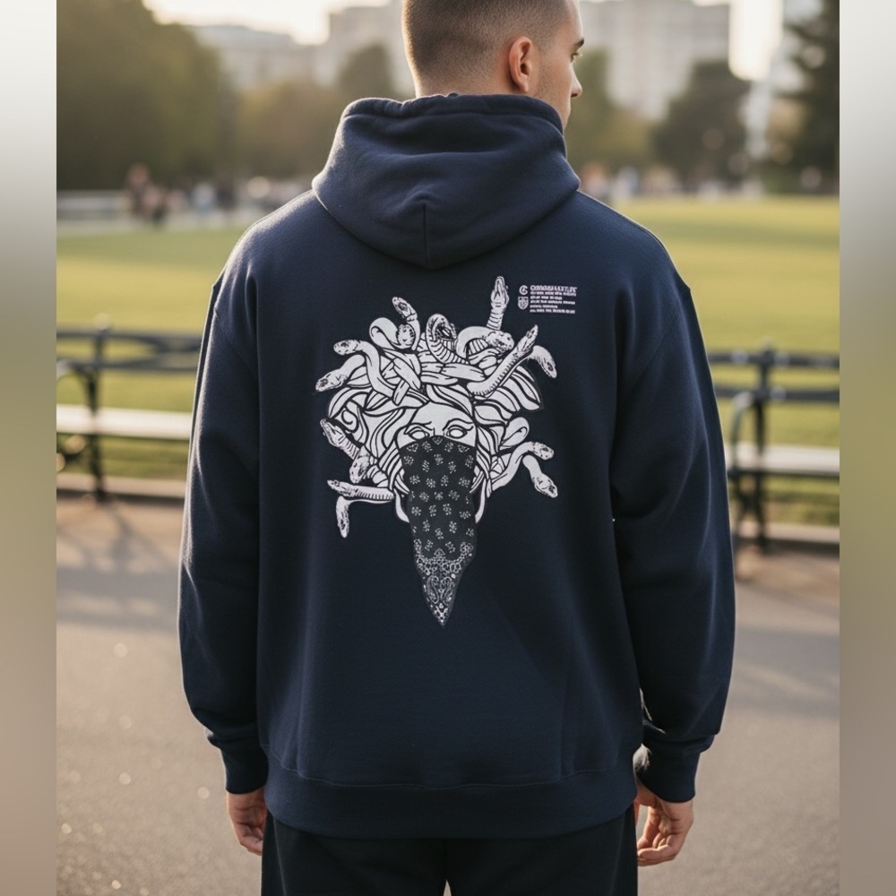 NWT sold out Crooks & Castles full zip hoodie size navy XXL